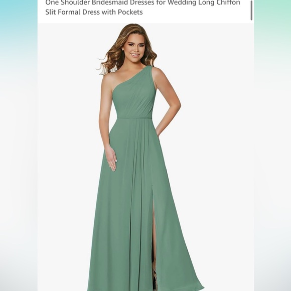 Amazon eucalyptus bridesmaids dress. Size 18. Unable to return with Amazon. - Picture 1 of 2
